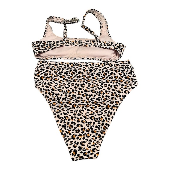 Xhilaration Brown and Black Bikini Bold Swimwear - Picture 4 of 6